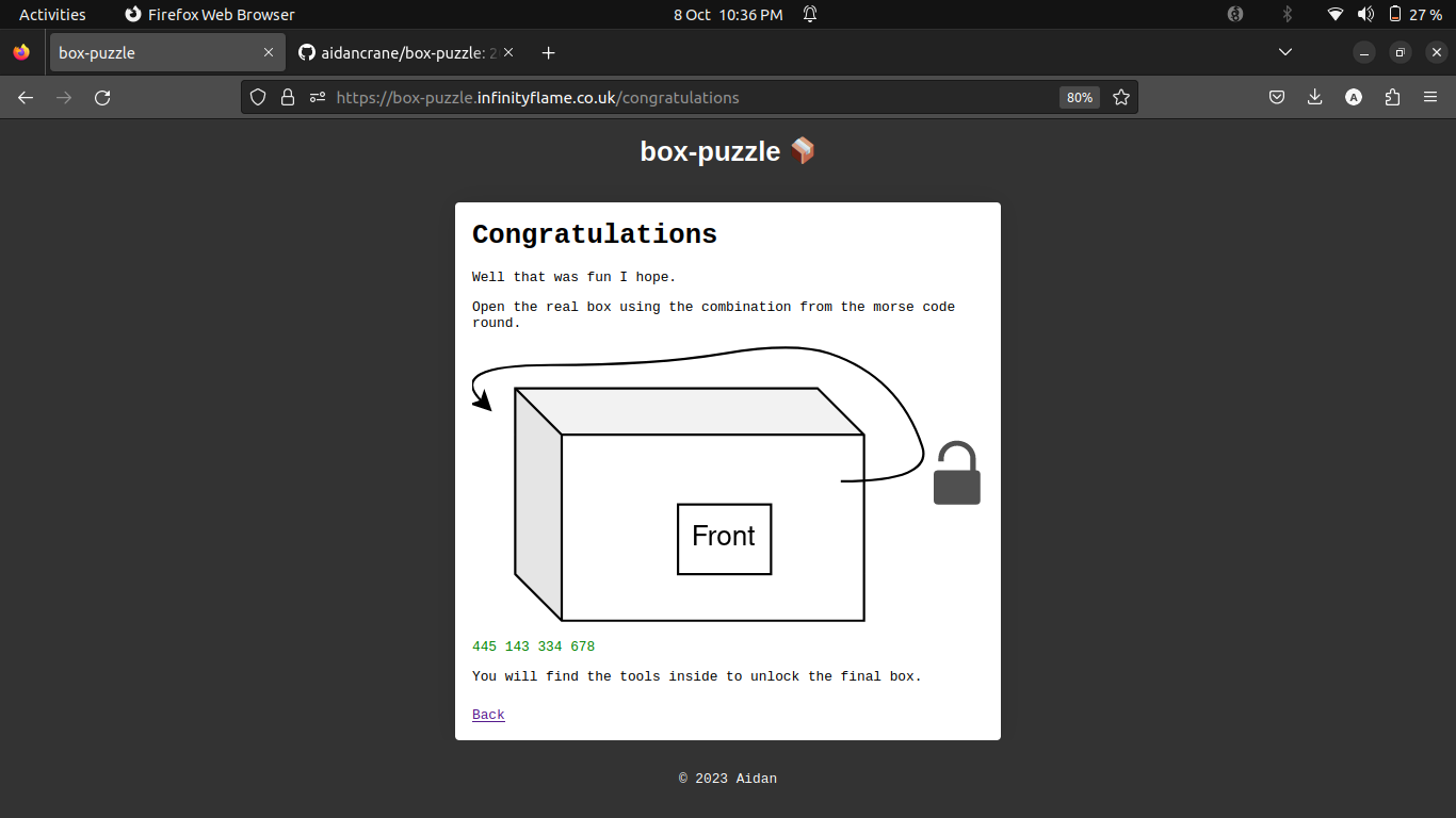 box puzzle final page