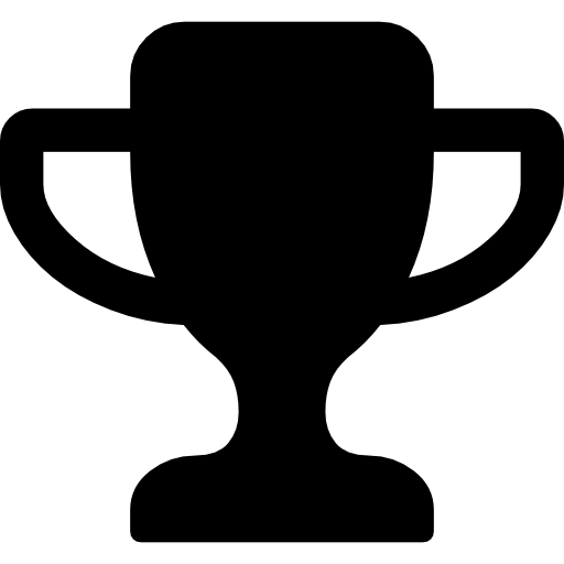 trophy entrepreneur holds