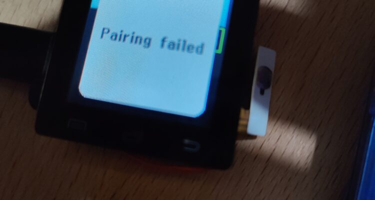 U8 Smart Watch Pairing failed